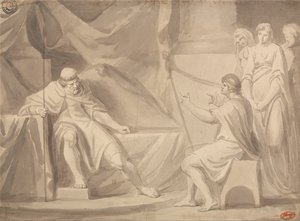 David before Saul by George Romney